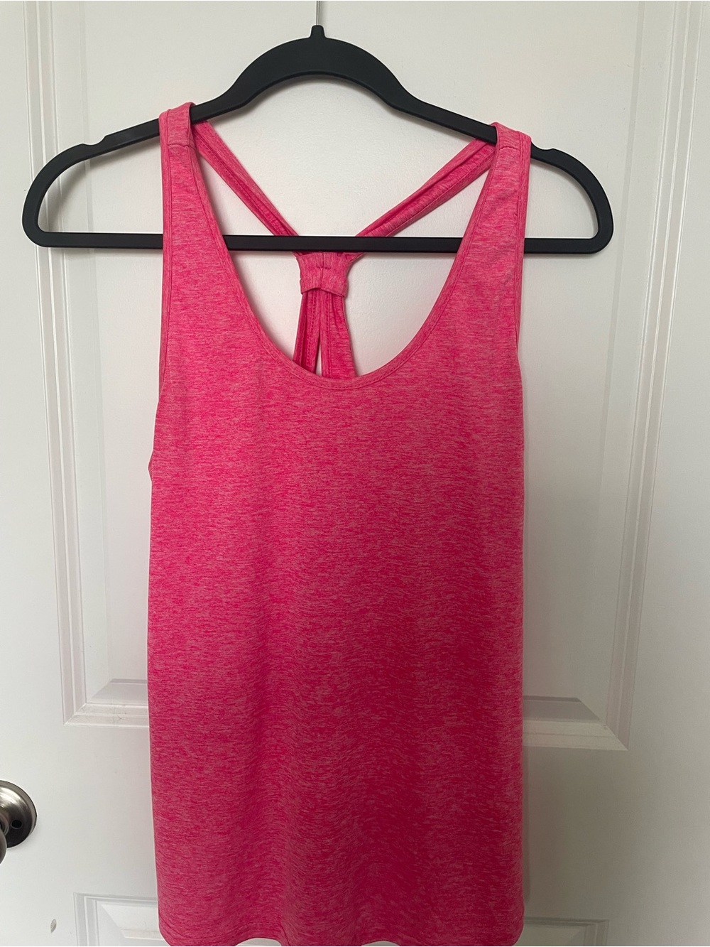 Pink Heathered Active Top - Size M